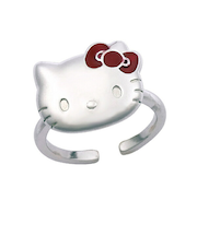 サンリオ ハローキティ フリーサイズ リング シルバー アクセサリー Sanrio