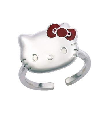 サンリオ ハローキティ フリーサイズ リング シルバー アクセサリー Sanrio