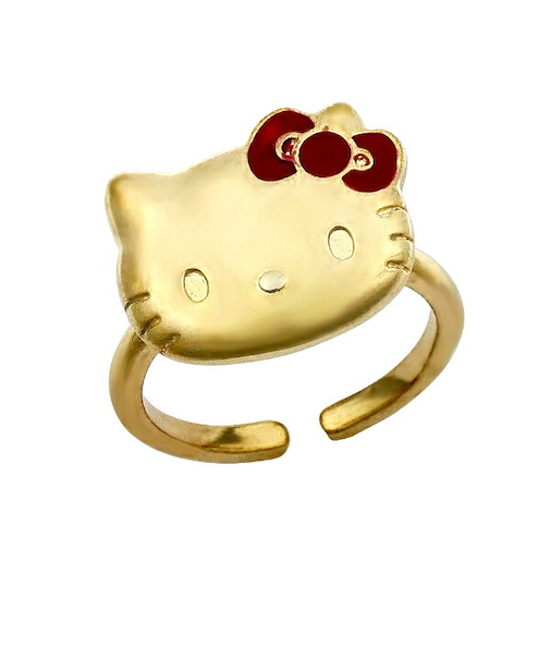 サンリオ ハローキティ フリーサイズ リング ゴールド アクセサリー Sanrio