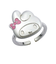 サンリオ マイメロディ フリーサイズ リング シルバー アクセサリー Sanrio