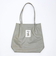 オサムグッズ 合皮ハンドルタックトートバッグ (グレー)