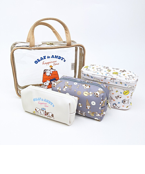 スヌーピー トラベルポーチセット (ベージュブラザー) SNOOPY