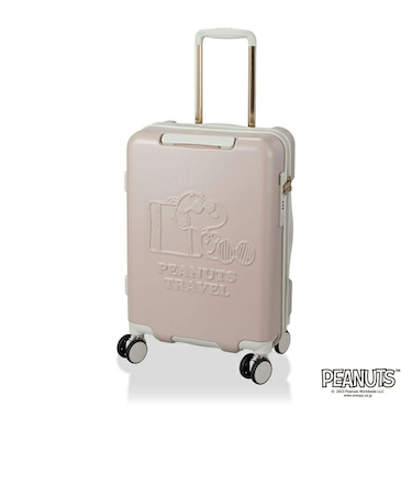 スヌーピー ジョー・クール ジッパータイプ スーツケース 32L (グレージュ) キャリーケース SNOOPY