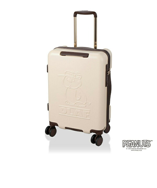 スヌーピー オラフ ジッパータイプ スーツケース 32L (アイボリー) キャリーケース SNOOPY