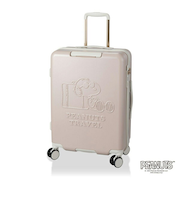 スヌーピー ジョー・クール ジッパータイプ スーツケース 50L (グレージュ) キャリーケース SNOOPY