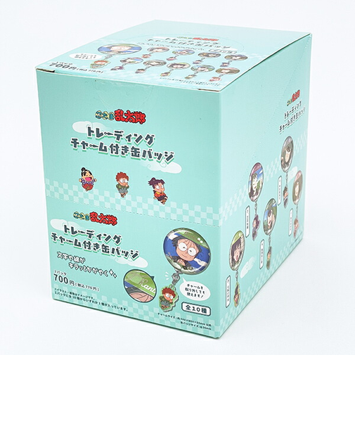 忍たま乱太郎 トレーディングチャーム付き缶バッジ 全10種 コンプリートBOX