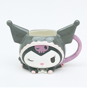 サンリオ クロミ フェイスマグカップ ブラックエンジェル コップ Sanrio