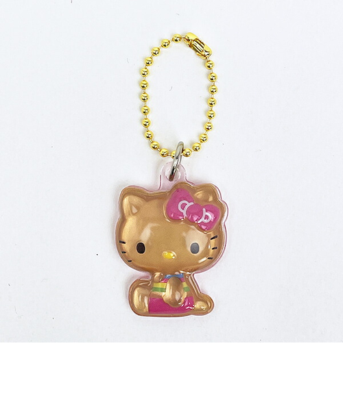 サンリオ 日焼け ハローキティ ぷっくりったいプチボールチェーン