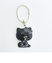 サンリオ ハローキティ ゼブラ柄 ぷっくりったいプチボールチェーン キーホルダー 日本製 Sanrio