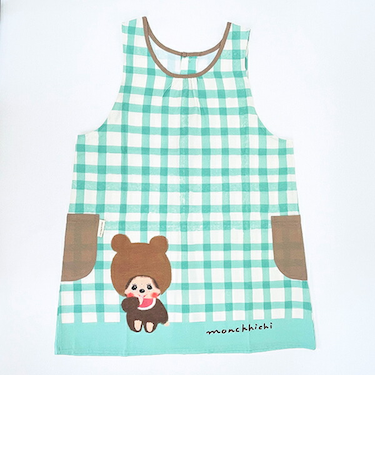 モンチッチ エプロン (くまモンチッチ) キッチン アパレル