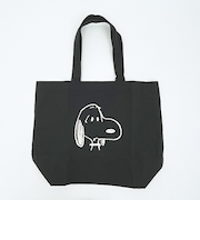 スヌーピー トートバッグ ブラック SNOOPY