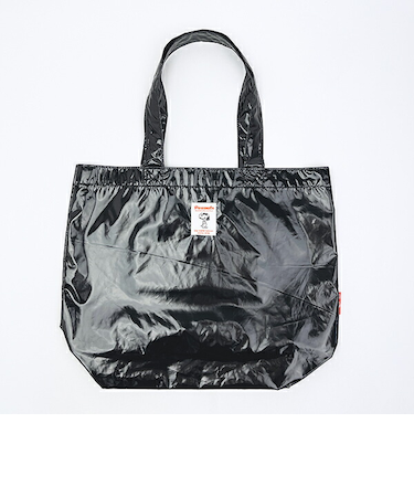 スヌーピー メタリック トートバッグ ブラック SNOOPY