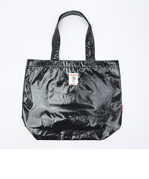 スヌーピー メタリック トートバッグ ブラック SNOOPY