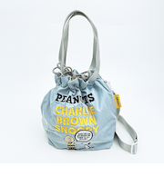 スヌーピー チャーリーブラウン ＡＬＬ刺しゅうショルダー巾着バッグ SNOOPY