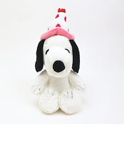 スヌーピー ぬいぐるみ(S) ケーキハットシリーズ PEANUTS 75th SNOOPY