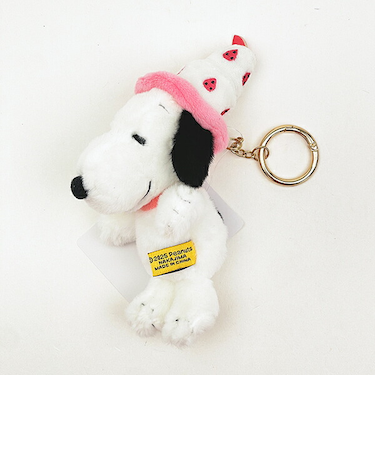 スヌーピー マスコットキーホルダー ケーキハットシリーズ PEANUTS 75th SNOOPY