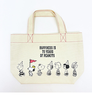 スヌーピー ミニトートバッグ パレードシリーズ PEANUTS 75th SNOOPY