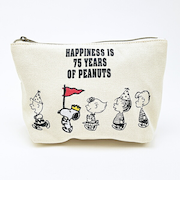 スヌーピー 化粧ポーチ パレードシリーズ PEANUTS 75th SNOOPY