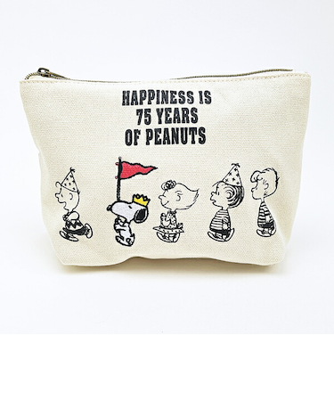 スヌーピー 化粧ポーチ パレードシリーズ PEANUTS 75th SNOOPY