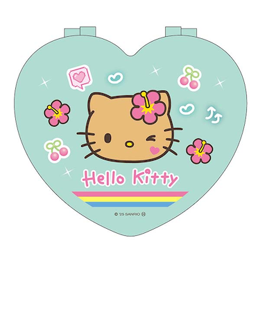 サンリオ 日焼け キティ ハート型 小物入れ ケース 平成レトロ