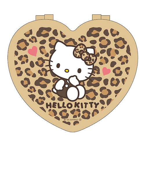 Sanrio ハローキティ　クリア収納ラック　平成レトロ　ヒョウ柄 やっぱり推したい！平成レトロなヒョウ柄キティの収納ケース。｜&mall