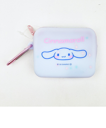 サンリオ シナモロール シリコンミニカラビナポーチ シナモン Sanrio