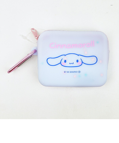 サンリオ シナモロール シリコンミニカラビナポーチ シナモン Sanrio