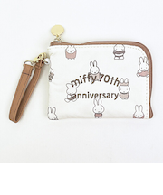 ミッフィー miffy 70th デイリーポーチ 70周年ヒストリー 定期入れ パスケース 定期入れ