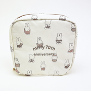 ミッフィー miffy 70th スクエアポーチ 70周年ヒストリー