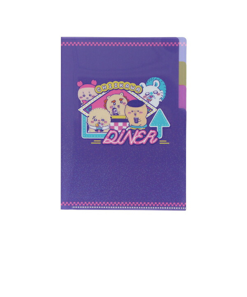 ちいかわ ディナー 3P A5クリアファイル  文具 日本製