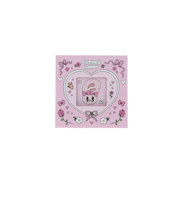エスターバニー (Esther Bunny) 窓付きスクエアメモ ピンク 文具 日本製