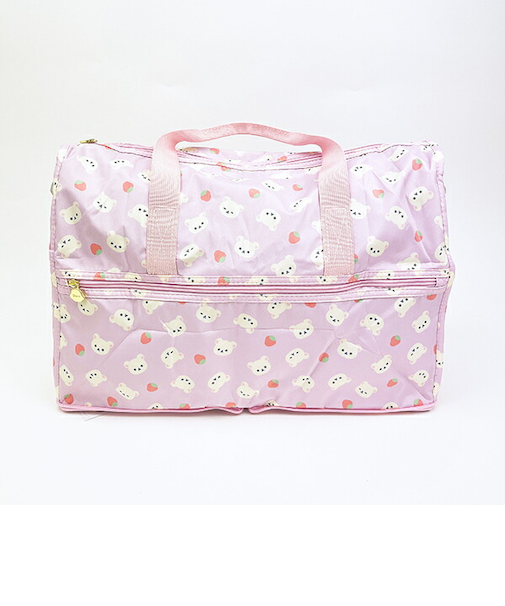 リラックマ コリラックマ 折りたたみボストンバッグ(M) ピンク