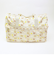 リラックマ コリラックマ 集合 折りたたみボストンバッグ(M) ベージュ