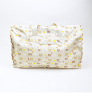 リラックマ コリラックマ 集合 折りたたみボストンバッグ(L) ベージュ トラベル