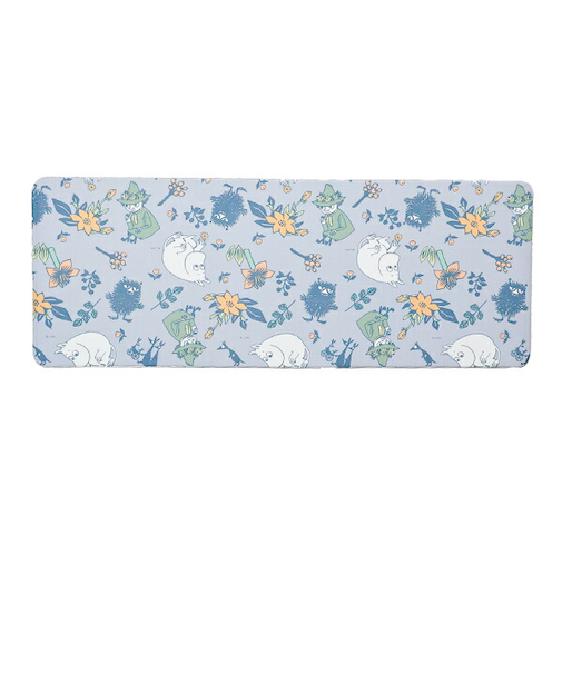 ムーミン (ムーミンと草花) キッチンマット【45cm×120cm】 MOOMIN