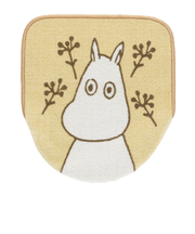 ムーミン トイレタリー(トイレマット・便座カバー)2点セット 草花の中で MOOMIN
