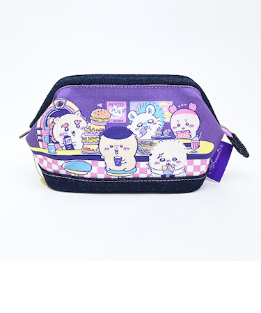 ちいかわ ディナー ワイヤー入りデニムぺンケース 筆箱 文具