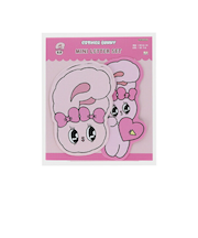 エスターバニー (Esther Bunny)  ダイカットミニレターセット ピンク 文具 日本製