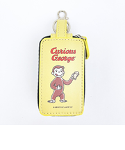 おさるのジョージ ダブルポケットキーケース イエロー