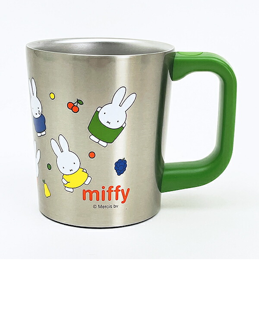 ミッフィー miffy 真空ステンレスハンドル付マグカップ コップ