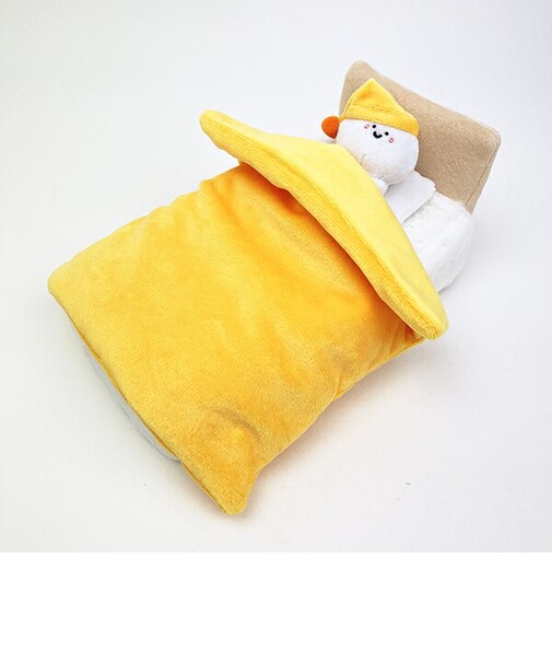 お文具といっしょ ぬいぐるみベッドティッシュカバー