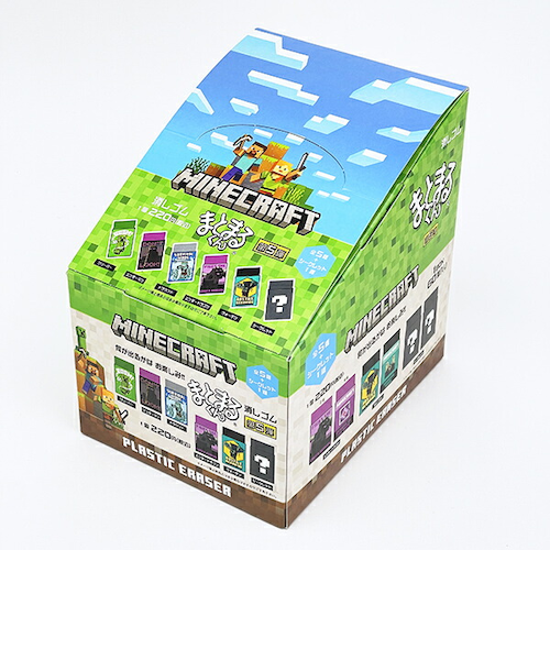マインクラフト 消しゴム(まとまるくん) 全6種 コンプリートBOX