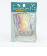 ミッフィー miffy オーロラ ステッカーセット (グリーン) 文具 日本製