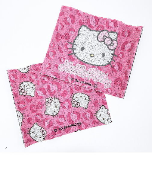 サンリオ ハローキティ 足元マット2P (キティレオパードピンク) カー用品 Sanrio