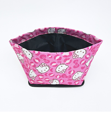 サンリオ ハローキティ ダストボックス (キティレオパードピンク) カー用品 Sanrio