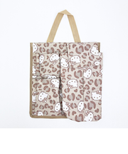 サンリオ ハローキティ 収納付きティッシュケース (キティレオパードブラウン) カー用品 Sanrio