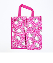 サンリオ ハローキティ 収納付きティッシュケース (キティレオパードピンク) カー用品 Sanrio