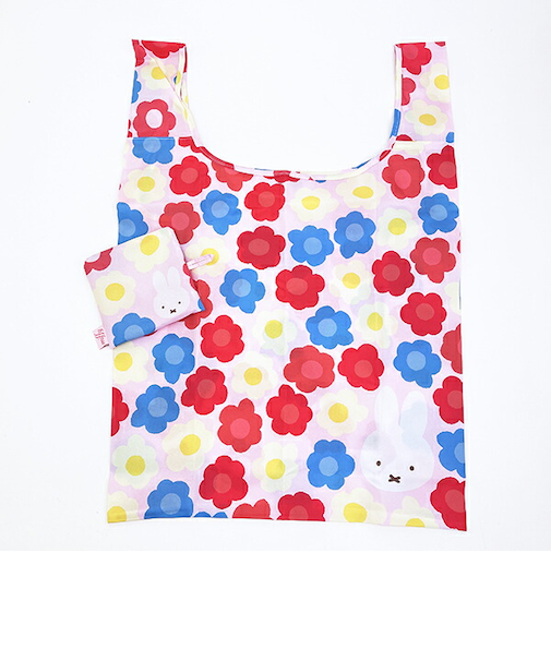 ミッフィー miffy エコバッグ (ミッフィーのお花畑)