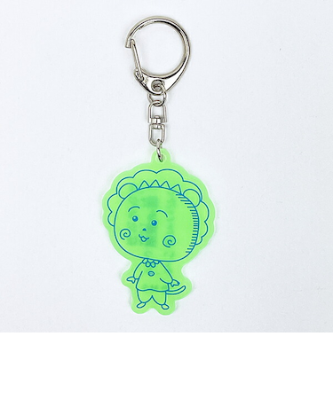 コジコジ アクリルキーホルダー蓄光 (グリーン)