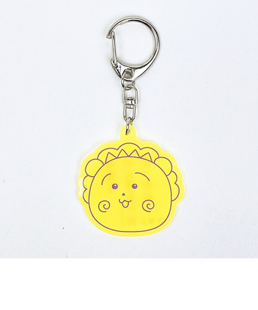 コジコジ アクリルキーホルダー蓄光 (イエロー)